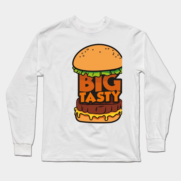 Big Tasty Long Sleeve T-Shirt by innercoma@gmail.com